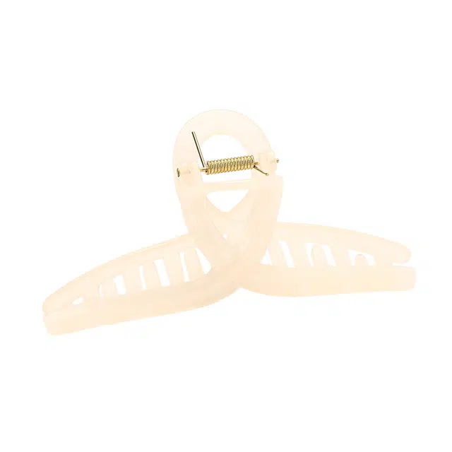 如花梦 韩风优雅气质抓夹大号鲨鱼夹 亚克力发饰 日常后脑勺盘发发夹 女款