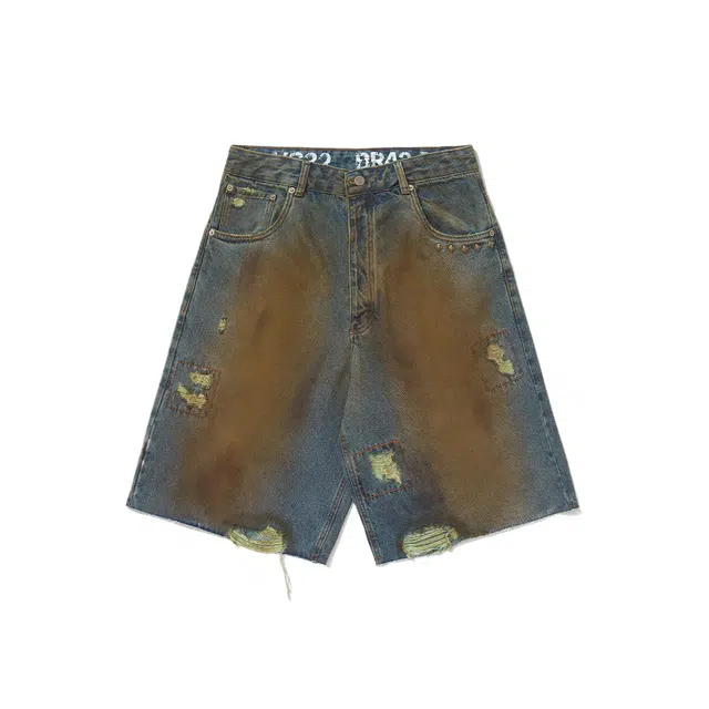 PIET Oversized Trashed Shorts