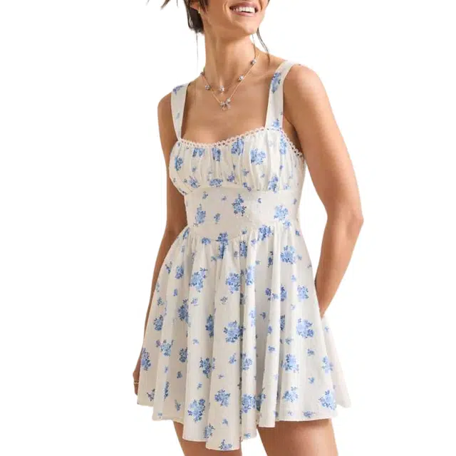 ALTAR'D STATE Maya Floral Mini Dress