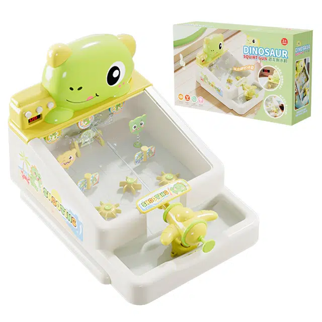 妙贝乐 弹珠闯关游戏机 恐龙射水机 循环出水 专注力训练 早教益智 水弹玩具