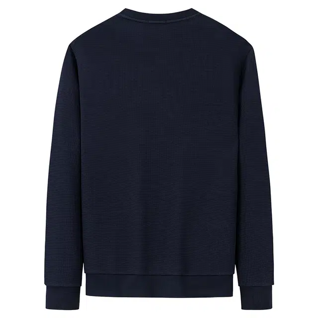 与狼共舞 时尚百搭舒适轻薄华夫格长袖卫衣 男款