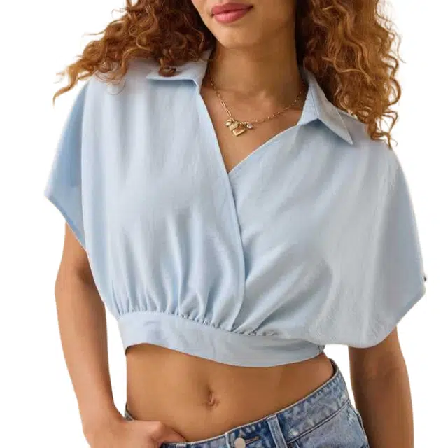 ALTAR'D STATE Avni Crossover Crop Top
