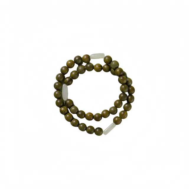 子婳 新中式国风好运相伴平安喜乐小众简约复古典雅设计高级感 绿檀 手串 女款