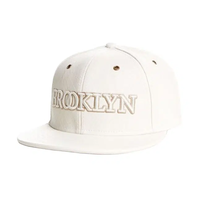 艾佳微 白色字母平沿时尚休闲奇特运动登山游玩 棉 棒球帽 男女同款情侣款