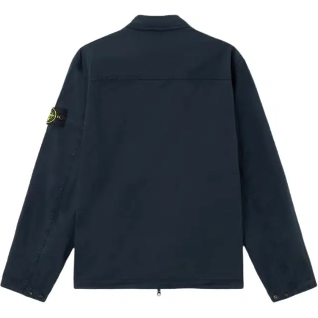 Stone Island Long Sleeve Zip Polo Shirt