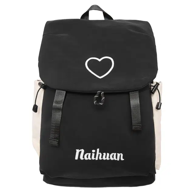 揽月 森系撞色牛油果大容量上课百搭出游 尼龙 背包双肩包 常规 男女同款情侣款 多色