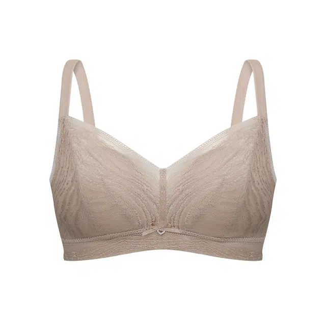 古今 防下垂无钢圈内衣女上托大胸显小舒适亲肤上薄下厚杯文胸 女款