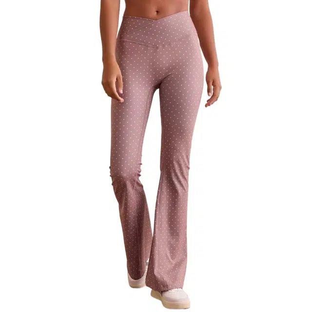 ALTAR'D STATE Go For It Polka Dot Flare Leggings