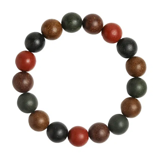 【财如潮水滚滚来】 月印百川 古法五行药香古风转运念珠文玩手把件 诸事顺遂平安喜乐财运亨通事业有成 合香珠 木作手串 男女同款情侣款