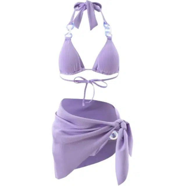 木清清 比基尼性感温泉度假分体简约时尚泳衣套装 女款