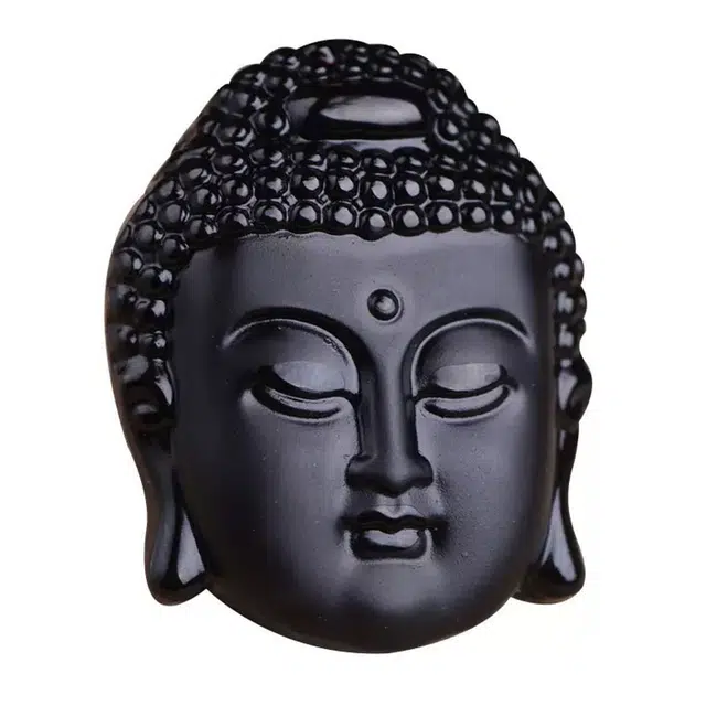 唐述 释加牟尼佛头中式东方韵味轻奢大气传承经典平安转运#好运 黑曜石 项链 男女同款情侣款