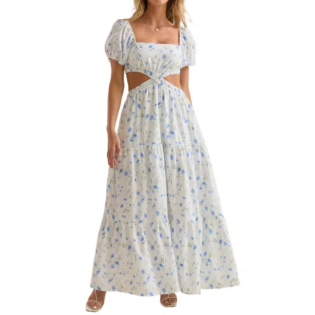 ALTAR'D STATE Rosie Floral Maxi Dress