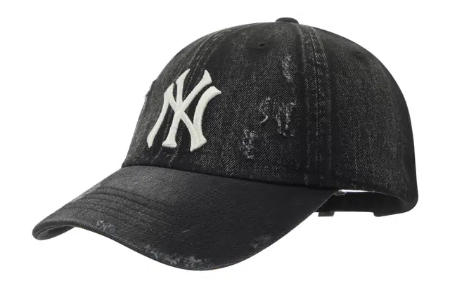 MLB New York Yankees 25FW Vintage Denim Cap Black