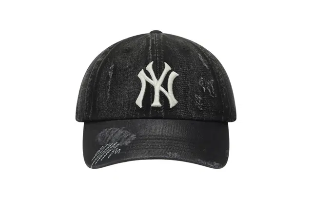MLB New York Yankees 25FW Vintage Denim Cap Black