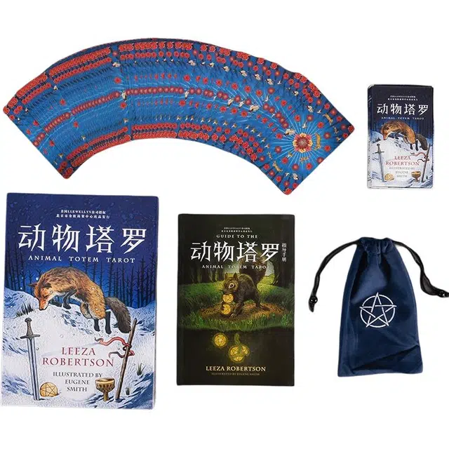 韦特塔罗 塔罗牌经典韦特动物塔罗牌 新手全套普及维特伟特桌游卡牌手册