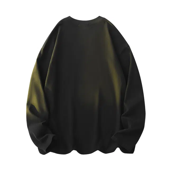 Bingfei College Style Letter Print Long Sleeve T-Shirt