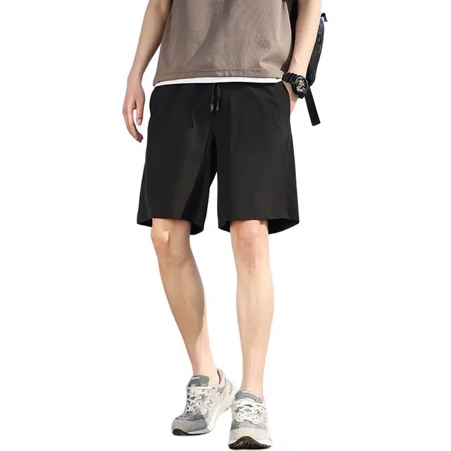 太子龍 百搭时尚户外弹力不紧绷运动简约大气五分休闲短裤 男款