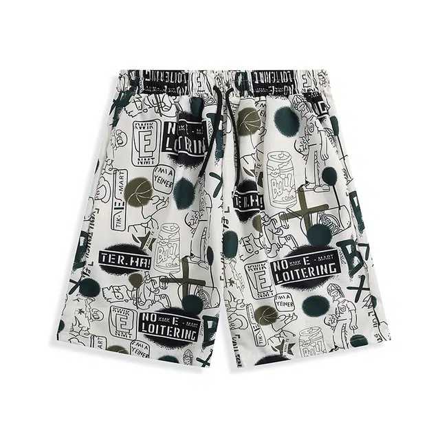 【dme】 宽松百搭运动薄款潮牌沙滩舒适五分休闲短裤 男女同款