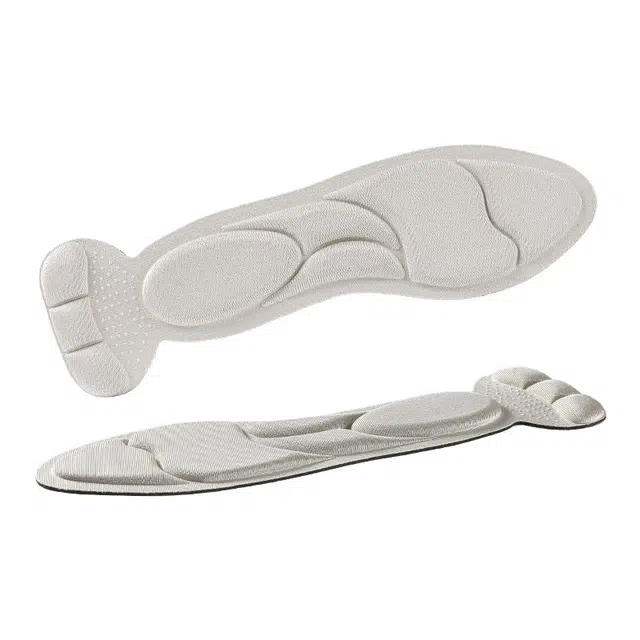 足印部落 缩码防磨脚不掉跟减震防痛踩屎感软底舒适久站不累脚吸汗防滑适配高跟鞋乐福鞋单鞋工作鞋 四面弹+高密度回弹海绵 鞋垫 女款