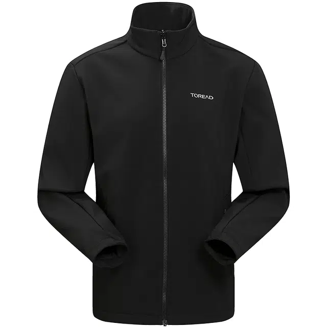 探路者  防泼水防风透湿高弹舒适  软壳衣  男款