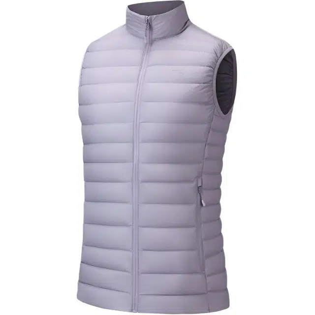 超级安踏 运动休闲简约立领拉链纯色舒适保暖百搭马甲 女款