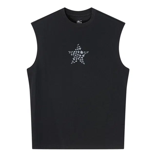 鸿星尔克 中国鸿系列 星星圆领百搭透气无袖背心 男款