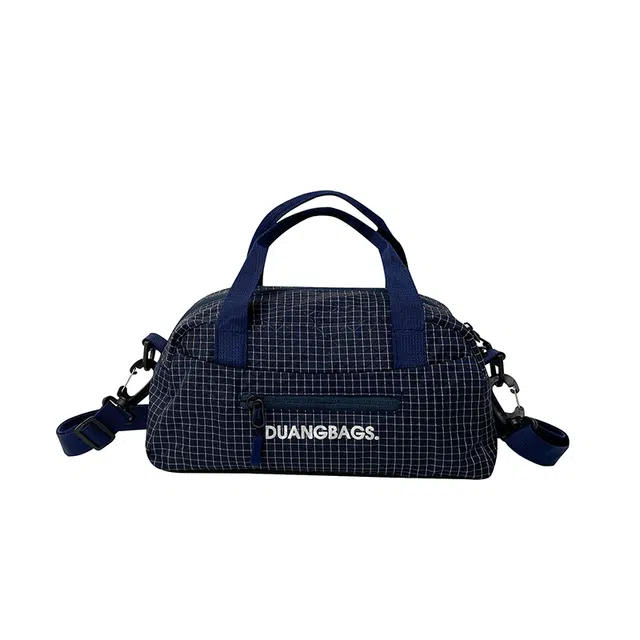 茵初 轻便日系百搭通勤多功能 尼龙 波士顿包手提包 男女同款情侣款 多色