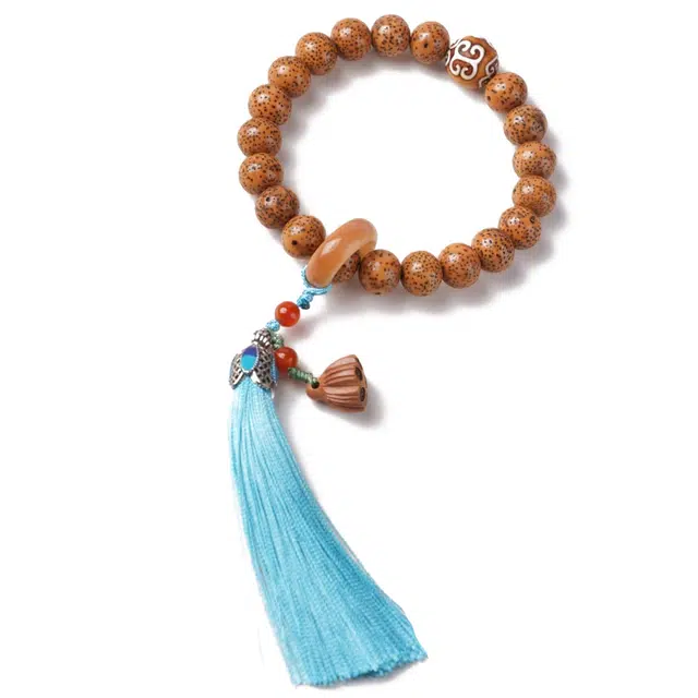 書卓 新中式国风佛珠转运上岸 文玩简约百搭 招财纳福 平安喜乐#好运 星月菩提 手串 男女同款情侣款