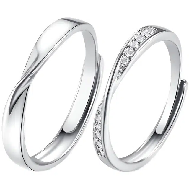 京华录 招财转运文玩 人工托帕石 戒指 男女同款情侣款