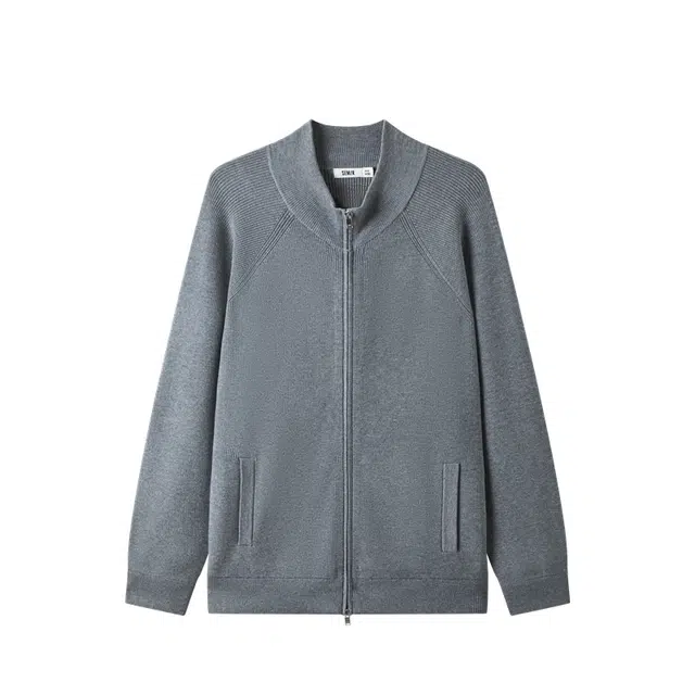 森马 插肩袖内搭休闲舒适毛衣 男款