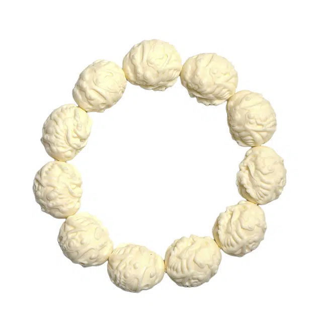 嫒柯  新中式国潮文艺复古小众轻奢高级感百搭 盘玩文玩万事如意 平安纳福 诸事顺遂 万事如意 财源广进  象牙果 手串 男女同款情侣款