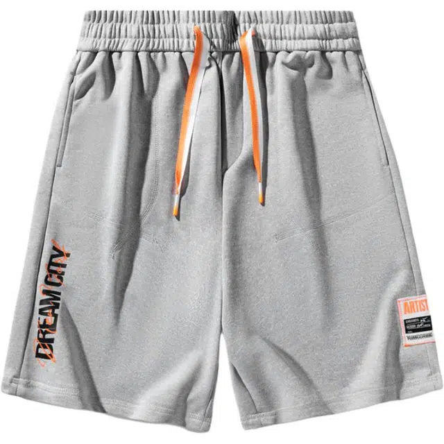 金盾 夏季五分裤棉针织时尚舒适休闲短裤 男款