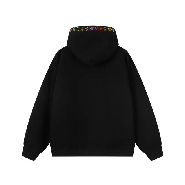 奇迹街区 美式字母连帽宽松长袖情侣重磅上衣帽衫卫衣 男女同款