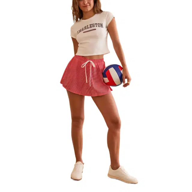 ALTAR'D STATE Sunny Retreat Gingham Skort