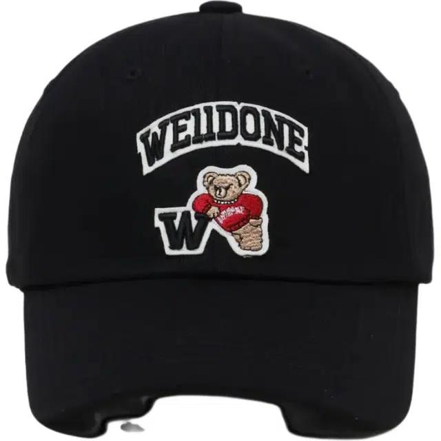 WE11DONE bear-embroidered