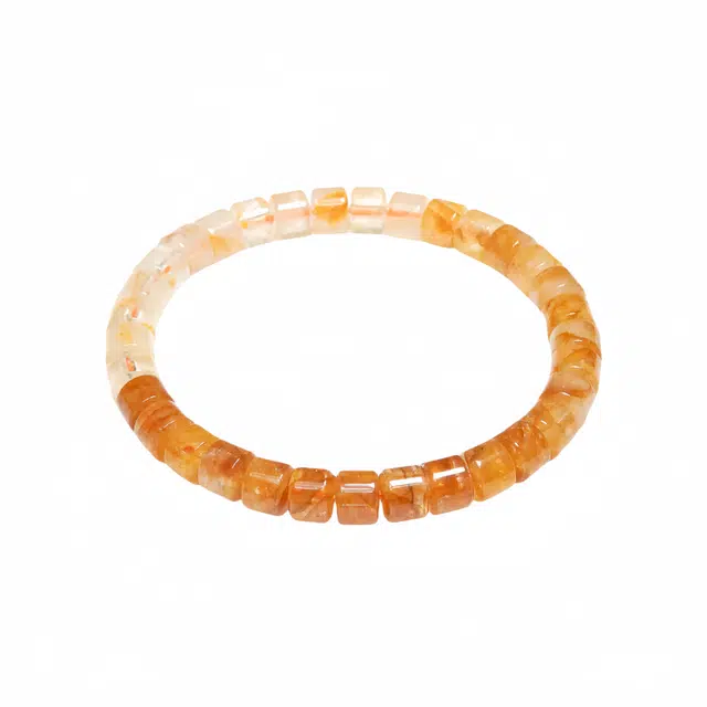 子婳 稳定事业正能量磁场信物小众设计简约百搭#好运 黄水晶 手串 男女同款情侣款