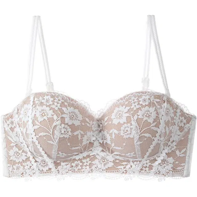 内在密码 蕾丝内衣女半杯聚拢小胸显大无钢圈上托收副乳法式纯欲文胸 女款