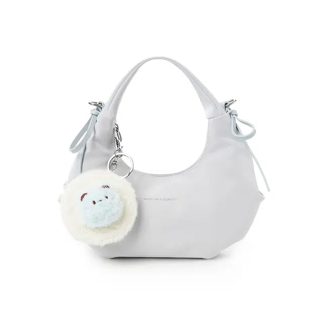 可写贺卡 稻草人 甜酷毛绒挂件日常通勤出游时尚 聚氨酯革 手提包 常规 女款 多色