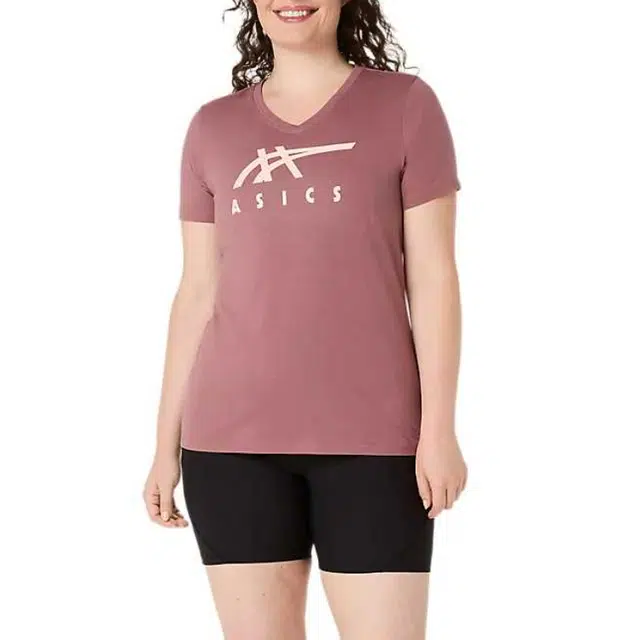 Asics STRIPES V-NECK T