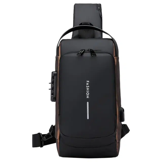 老人头 休闲机能男士单肩包商务潮流通勤 新型纳米 斜挎包 常规 男款 多色