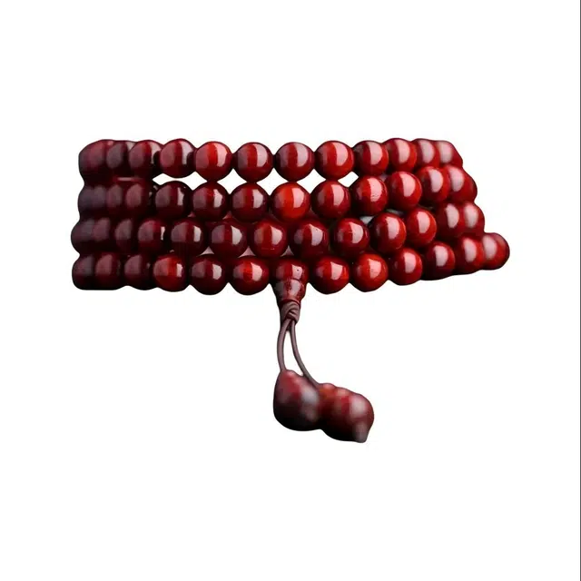 【高品质】 优奕芳 中式盘串文玩 诸事顺遂平安喜乐 复古念珠 好运连连 紫檀属 手串 男女同款情侣款