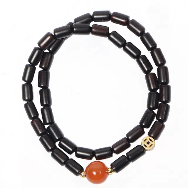 鶄鲤 新中式国潮#好运 紫檀属 手串 男女同款情侣款