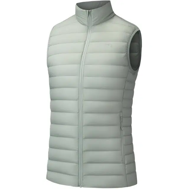 超级安踏 运动休闲立领简约拉链纯色舒适百搭保暖马甲 女款