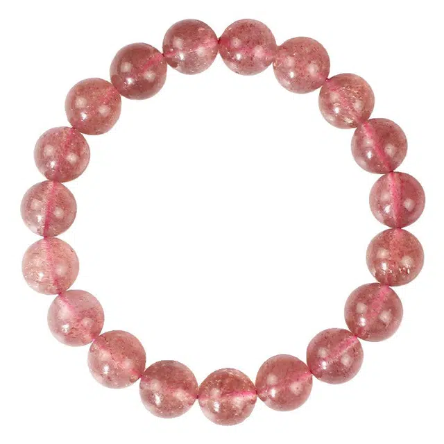 茂琼 甜美 可爱 星光个性气质轻奢小众文艺高级感#好运 草莓晶 手串 女款