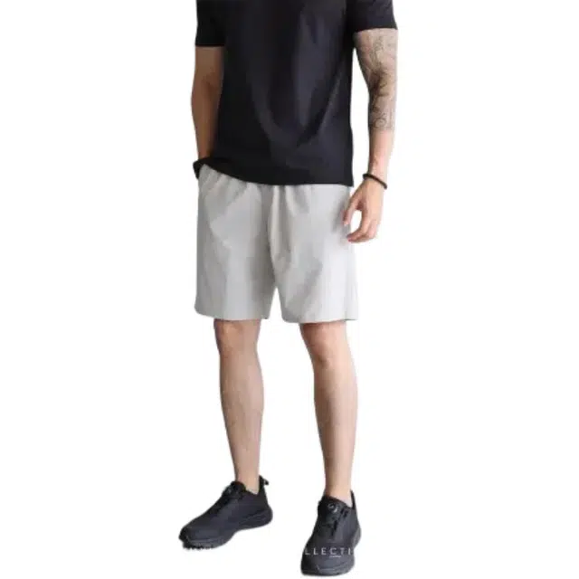 余闲 纯色百搭简约速干休闲短裤 男女同款