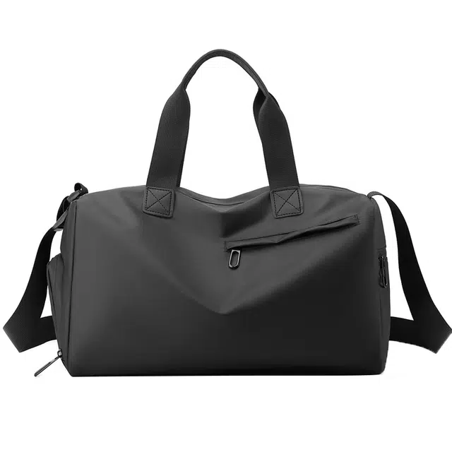 老人头 简约时尚潮流百搭 合成革 手提包 常规 男女同款情侣款 黑色/粉色