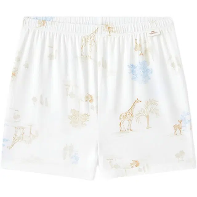 英氏家居服上装 夏季透气休闲轻薄竹纤维𫔮儿童款