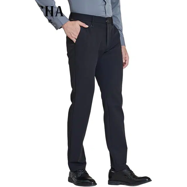 古鲨 商务亲肤弹修身休闲裤 男款