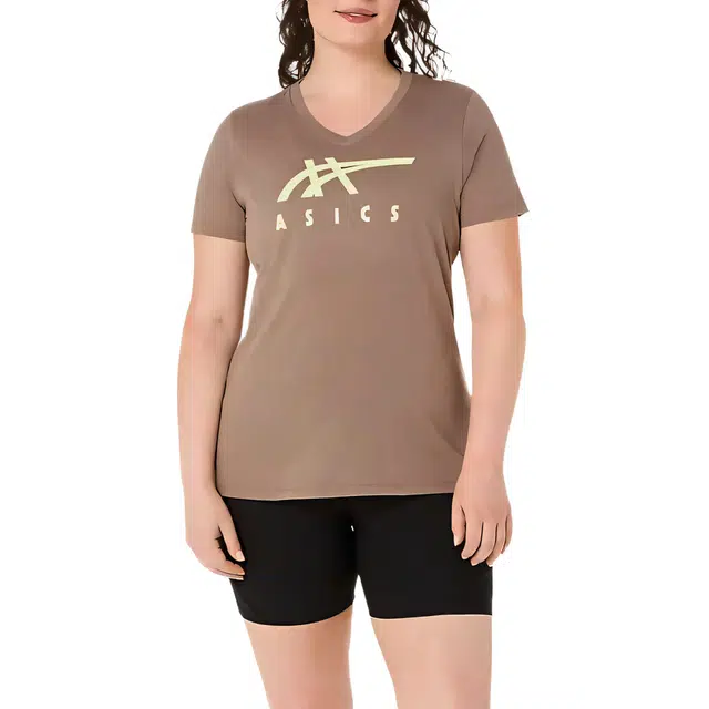 Asics x Better Cotton STRIPES V-NECK T