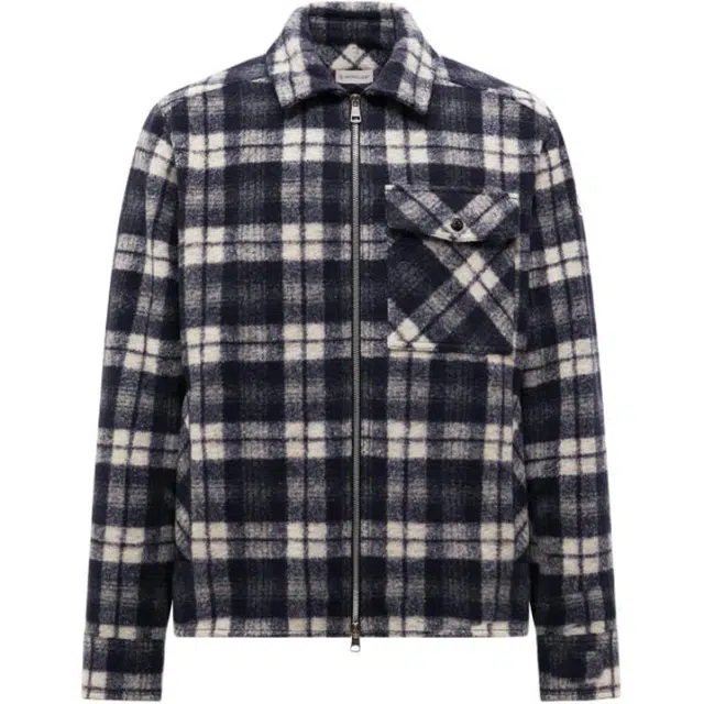 Moncler Long Sleeve Tartan Shirt